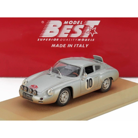 BEST MODEL PORSCHE 1600 GS ABARTH TEAM PABLO PICASSO (night version) N 10 RALLY DOS CATALUNAS (Dirty Version) 1965 HOSPITALIER -