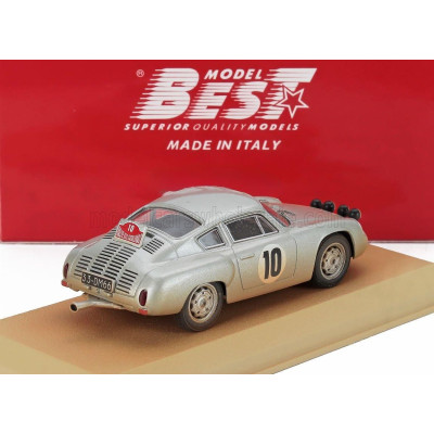 BEST MODEL PORSCHE 1600 GS ABARTH TEAM PABLO PICASSO (night version) N 10 RALLY DOS CATALUNAS (Dirty Version) 1965 HOSPITALIER -