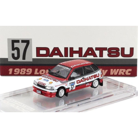 BM CREATIONS DAIHATSU CHARADE GTi N 57 RALLY RAC LOMBARD 1989 TERRY KABY - KEVIN GORLMLEY - WHITE RED 1/64