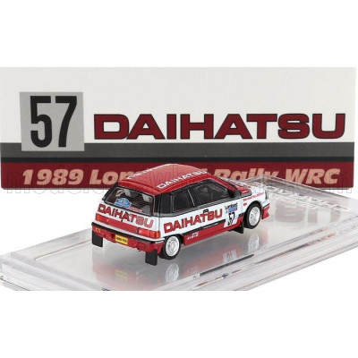 BM CREATIONS DAIHATSU CHARADE GTi N 57 RALLY RAC LOMBARD 1989 TERRY KABY - KEVIN GORLMLEY - WHITE RED 1/64