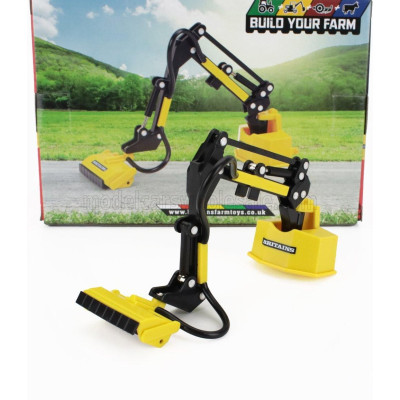 BRITAINS ACCESSORIES HEDGE CUTTER 2010 - YELLOW BLACK 1/32