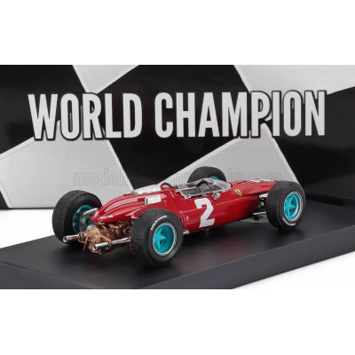 BRUMM FERRARI F1  158 N 2 WORLD CHAMPION WINNER ITALY GP 1964 JOHN SURTEES 1964 - RED 1/43
