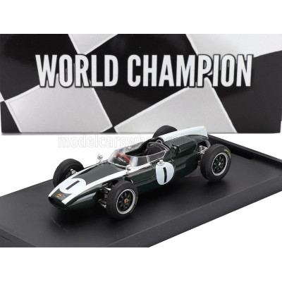 BRUMM COOPER F1  T53 N 1 WORLD CHAMPION WINNER BRITISH GP 1960 JACK BRABHAM - GREEN 1/43