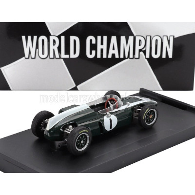 BRUMM COOPER F1  T53 N 1 WORLD CHAMPION WINNER BRITISH GP 1960 JACK BRABHAM - GREEN 1/43