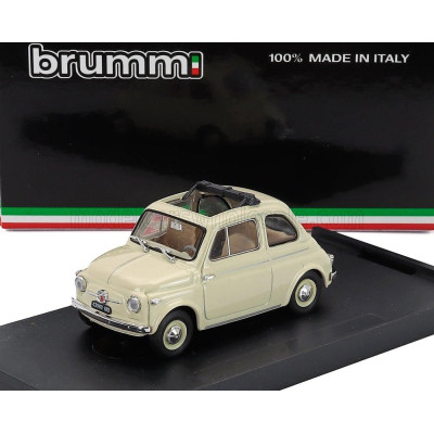 BRUMM FIAT 500 NUOVA APERTA OPEN 1959 - AVORIO - AVORY 1/43