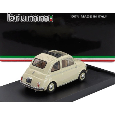 BRUMM FIAT 500 NUOVA APERTA OPEN 1959 - AVORIO - AVORY 1/43