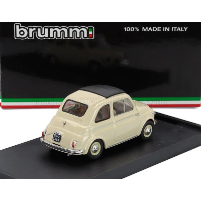 BRUMM FIAT 500 NUOVA CHIUSA CLOSED 1959 - IVORY - AVORIO 1/43