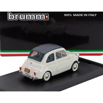 BRUMM FIAT 500 NUOVA CLOSED 1958 - GRIGIO CHIARO - LIGHT GREY 1/43