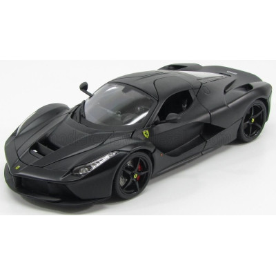 BURAGO FERRARI LAFERRARI 2013 - MATT BLACK 1/18