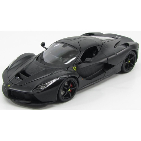 BURAGO FERRARI LAFERRARI 2013 - MATT BLACK 1/18