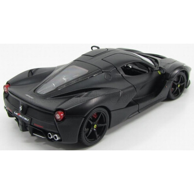 BURAGO FERRARI LAFERRARI 2013 - MATT BLACK 1/18
