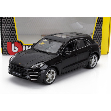 BURAGO PORSCHE MACAN 2013 - BLACK 1/24