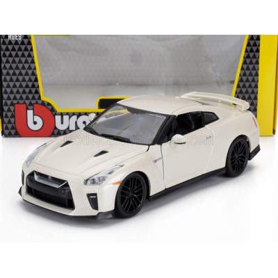 BURAGO NISSAN GT-R (R35) COUPE 2017 - WHITE PEARL MET 1/24