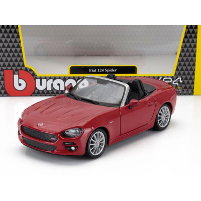 BURAGO FIAT 124 SPIDER 2016 - RED 1/24