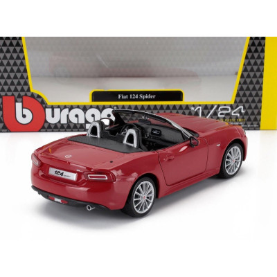 BURAGO FIAT 124 SPIDER 2016 - RED 1/24