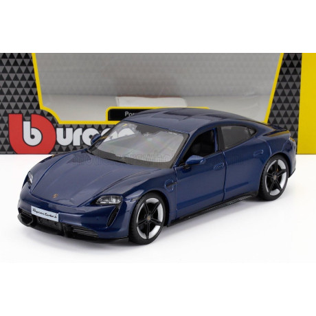 BURAGO PORSCHE TAYCAN 2019 - GENTIAN BLUE 1/24