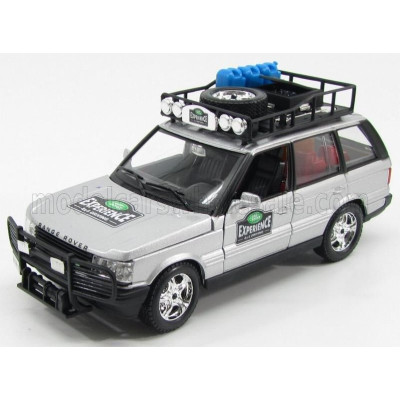 BURAGO LAND ROVER RANGE ROVER P38A II SERIES EXPERIENCE 4X4 DRIVING 1994 - SILVER 1/24