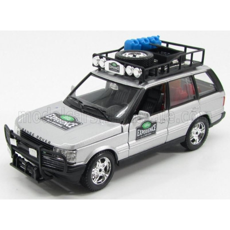 BURAGO LAND ROVER RANGE ROVER P38A II SERIES EXPERIENCE 4X4 DRIVING 1994 - SILVER 1/24