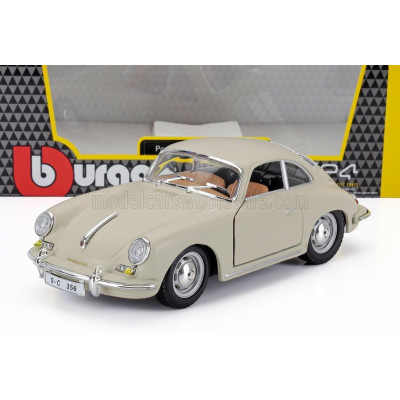 BURAGO PORSCHE 356B COUPE 1961 - WHITE 1/24