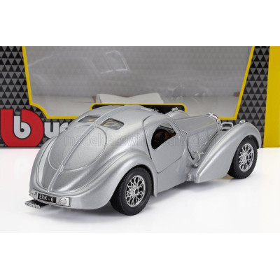 BURAGO BUGATTI ATLANTIC 1936 - SILVER 1/24