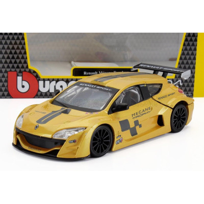 BURAGO RENAULT SPORT MEGANE TROPHY 2009 - YELLOW MET 1/24