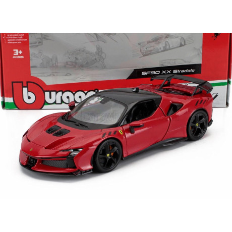 BURAGO FERRARI SF90 XX STRADALE 2024 - RED 1/24