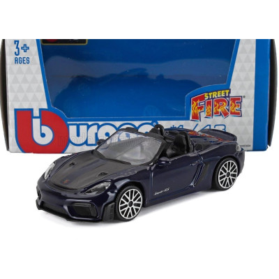 BURAGO PORSCHE 718 (982) SPIDER RS 2024 - BLUE 1/43