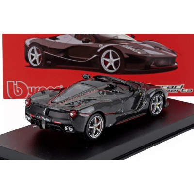 BURAGO FERRARI LAFERRARI APERTA SPIDER 2016 - BLACK 1/43