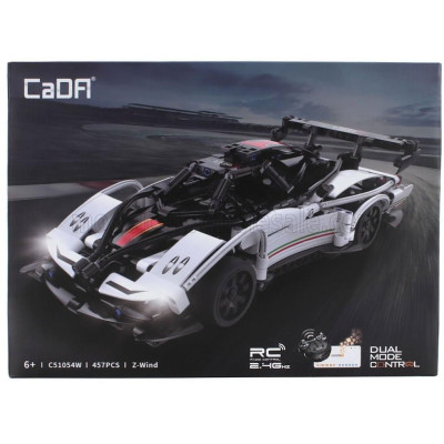 CADA CADA RC SUPER CAR 2011 -  457 pcs - WHITE BLACK 1/16