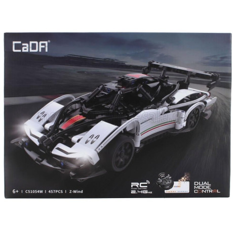 CADA CADA RC SUPER CAR 2011 -  457 pcs - WHITE BLACK 1/16