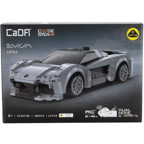CADA LOTUS RC EVIJA RC RACING CAR 2023 - 308 pcs - GREY BLACK 1/20