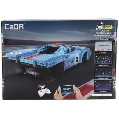 CADA PORSCHE RC 917 AZURE STORM 131 1969 - 266 pcs - LIGHT BLUE ORANGE 1/20