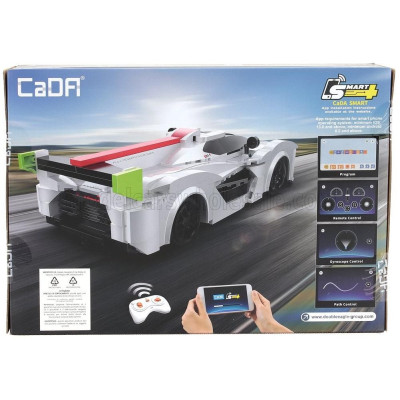 CADA PININFARINA RC H2 SPEED - 296 pcs - WHITE BLACK 1/20
