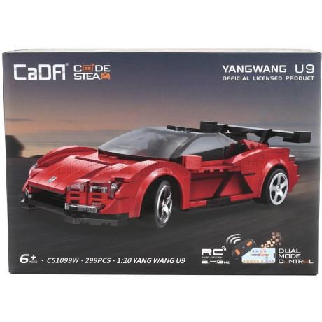 CADA BYD RC YANGWANG U9 2024 - RED BLACK 1/20
