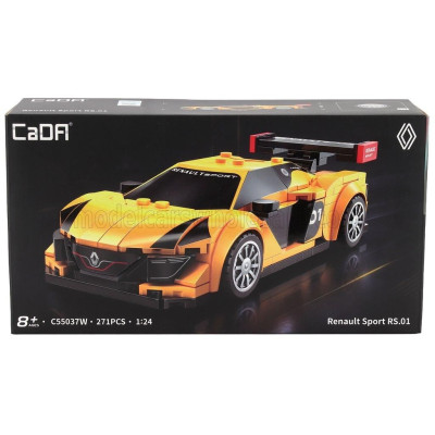 CADA RENAULT RS.01 - 5466 pcs - YELLOW BLACK 1/24