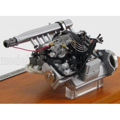 CMC MERCEDES BENZ MOTORE - ENGINE MERCEDES 300SL 1955 - WITH SHOWCASE - CON VETRINA - SILVER 1/18