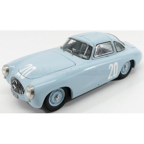 CMC MERCEDES BENZ 300SL (W154) TEAM DAIMLER-BENZ AG N 20 2nd BERN GP 1952 H.LANG - LIGHT BLUE 1/18