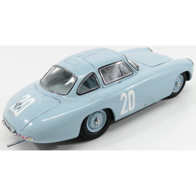 CMC MERCEDES BENZ 300SL (W154) TEAM DAIMLER-BENZ AG N 20 2nd BERN GP 1952 H.LANG - LIGHT BLUE 1/18