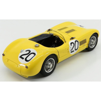 CMC JAGUAR C-TYPE SPIDER 3.4L TEAM ECURIE FRANCORCHAMPS N 20 9th 24h LE MANS 1953 ROGER LAURENT - CHARLES DE TORNACO - YELLOW 1/