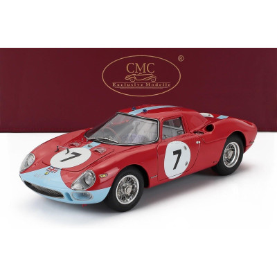 CMC FERRARI 250LM ch. n5895 N 7 WINNER 12h REIMS 1964 GRAHAM HILL - JOACHIM BONNIER - RED 1/18