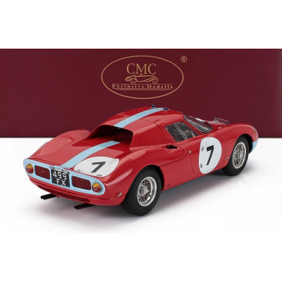 CMC FERRARI 250LM ch. n5895 N 7 WINNER 12h REIMS 1964 GRAHAM HILL - JOACHIM BONNIER - RED 1/18