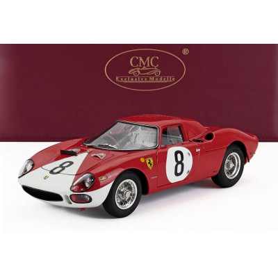 CMC FERRARI 250LM ch. n5909 N 8 12h REIMS 1964 JOHN SURTEES - LORENZO BANDINI - GREEN 1/18