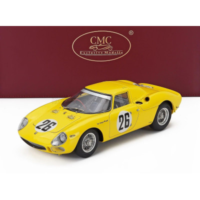 CMC FERRARI 250LM 3.3L V12 ch. n6313 TEAM PIERRE DUMAY N 26 2nd 24h LE MANS 1965 PIERRE DUMAY - GUSTAVE GOSSELIN - YELLOW 1/18