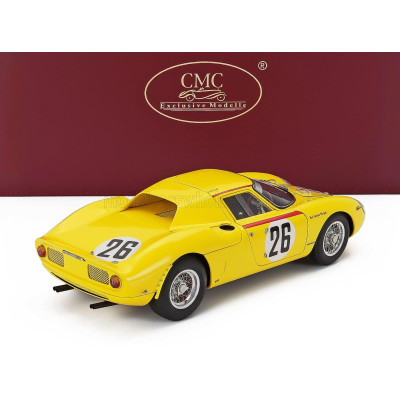 CMC FERRARI 250LM 3.3L V12 ch. n6313 TEAM PIERRE DUMAY N 26 2nd 24h LE MANS 1965 PIERRE DUMAY - GUSTAVE GOSSELIN - YELLOW 1/18