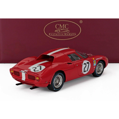 CMC FERRARI 250LM 3.3L V12 ch.s n6119 TEAM SCUDERIA FILIPINETTI N 27 6th LE MANS 1965 DIETER SPOERRY - ARMAND BOLLER - RED 1/18