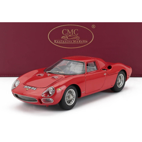 CMC FERRARI 250LM ch. n6105 COUPE RON FRY 1964 - RED 1/18