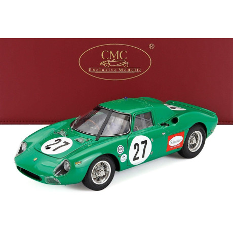 CMC FERRARI 250LM 3.3L V12 TEAM DAVID PIPER RACING N 27 24h DAYTONA 1966 DAVID PIPER - RICHARD ATTWOOD - GREEN 1/18