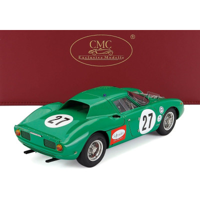 CMC FERRARI 250LM 3.3L V12 TEAM DAVID PIPER RACING N 27 24h DAYTONA 1966 DAVID PIPER - RICHARD ATTWOOD - GREEN 1/18