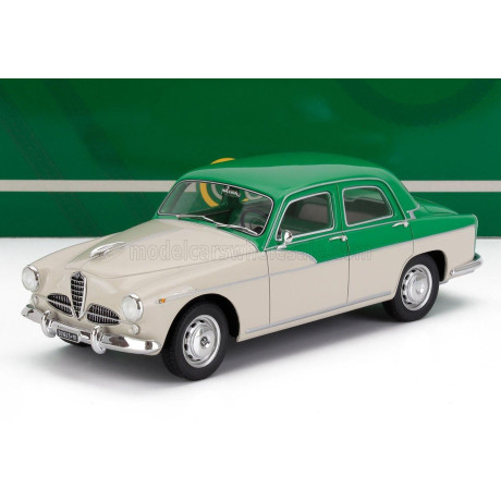CULT SCALE MODELS ALFA ROMEO 1900 SUPER BERLINA 1958 - WHITE GREEN 1/18