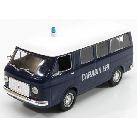 EDICOLA FIAT 238 MINIBUS CARABINIERI 1965 - DARK BLUE WHITE 1/43